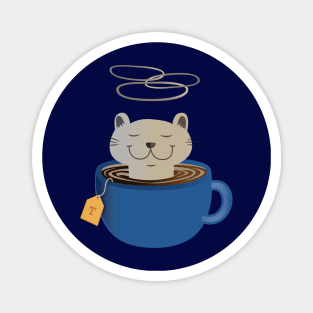 Tea Cup Cats Magnet